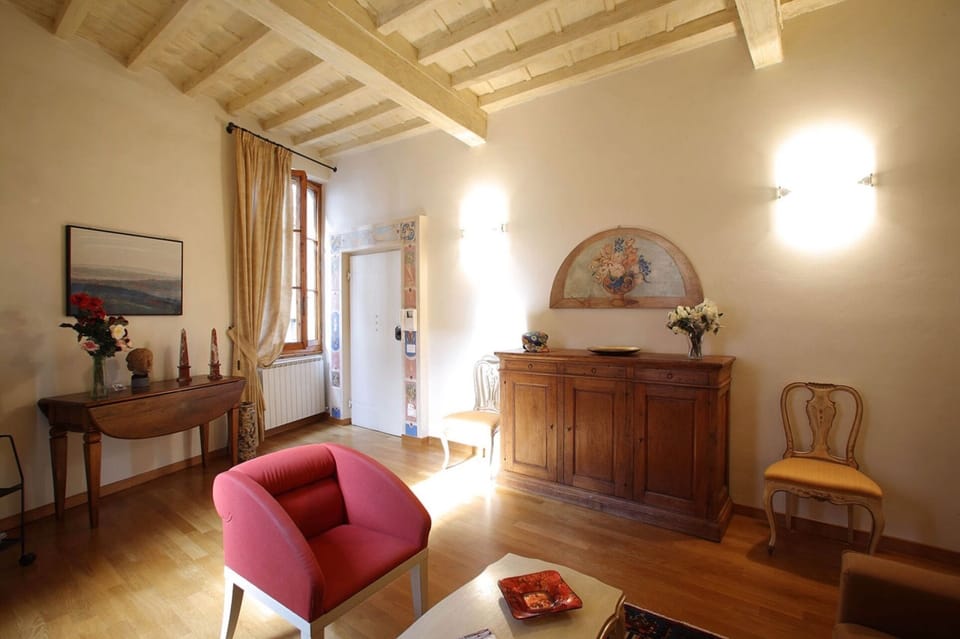 The living room 