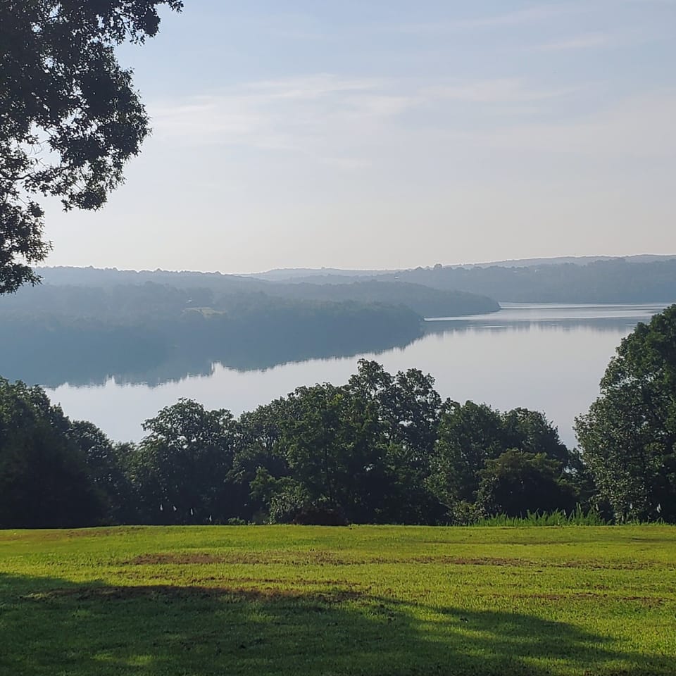 mirror lake from our yard