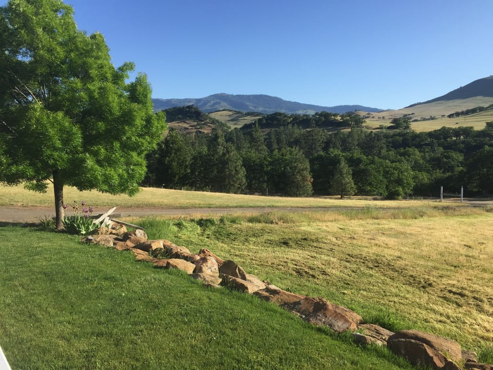 View of Grizzly Peak from the front porch