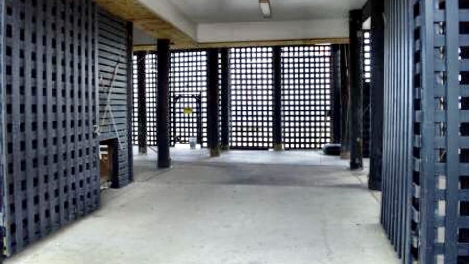 Tons of space under house.