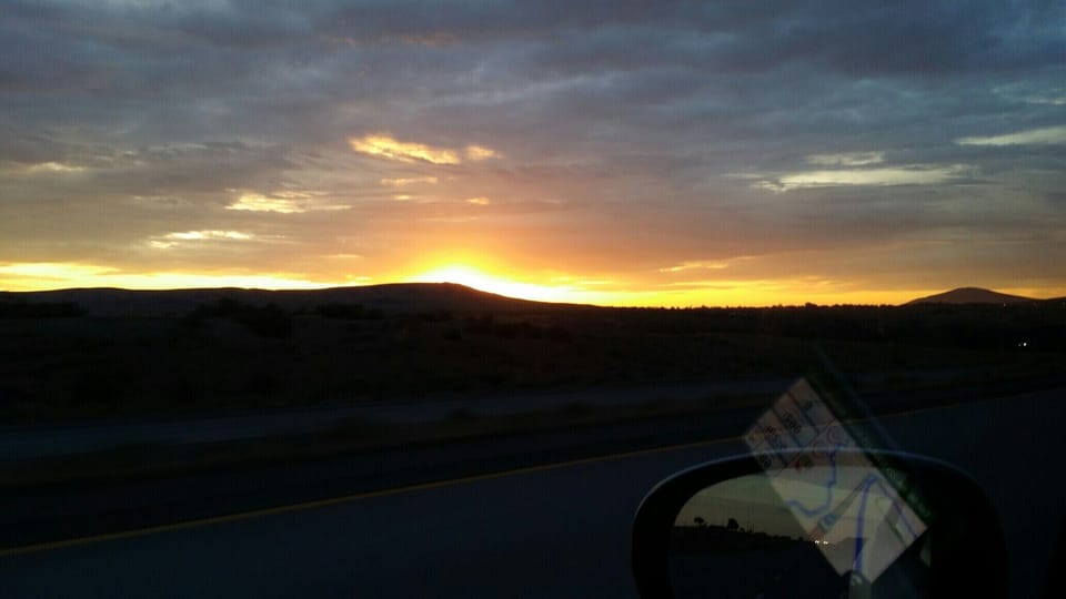Another sunrise over Red Mountain