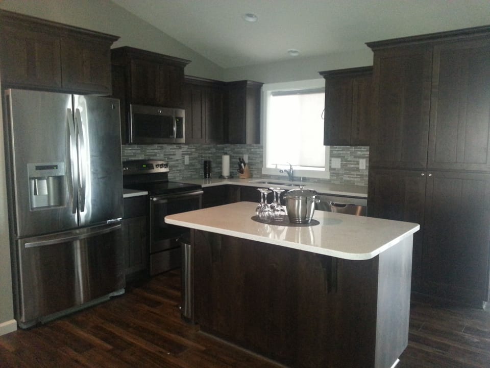 Kitchen with a view.