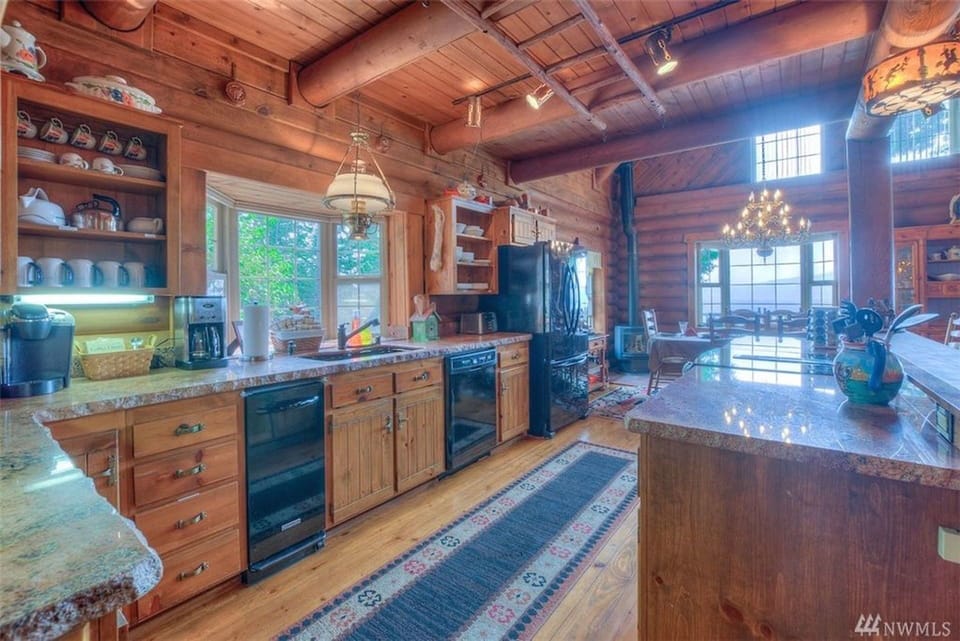 View of Kitchen from pantry area