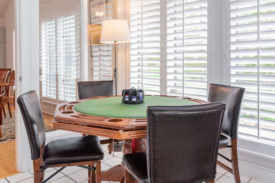 Sun Room with Poker Table