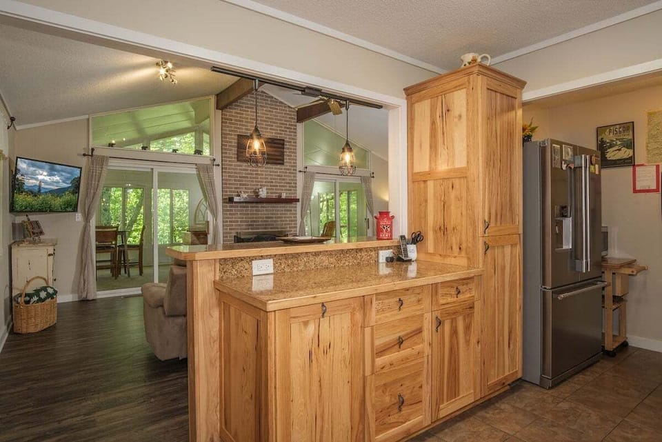 Kitchen into Living