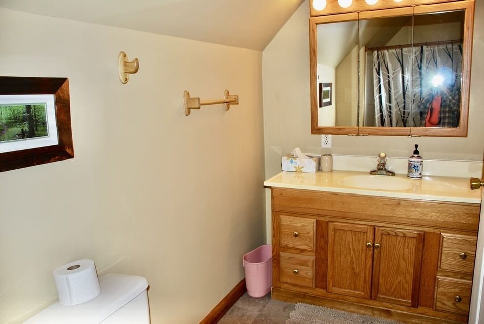 Shared bath second level