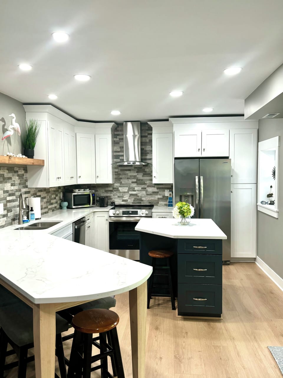 Fully stocked kitchen