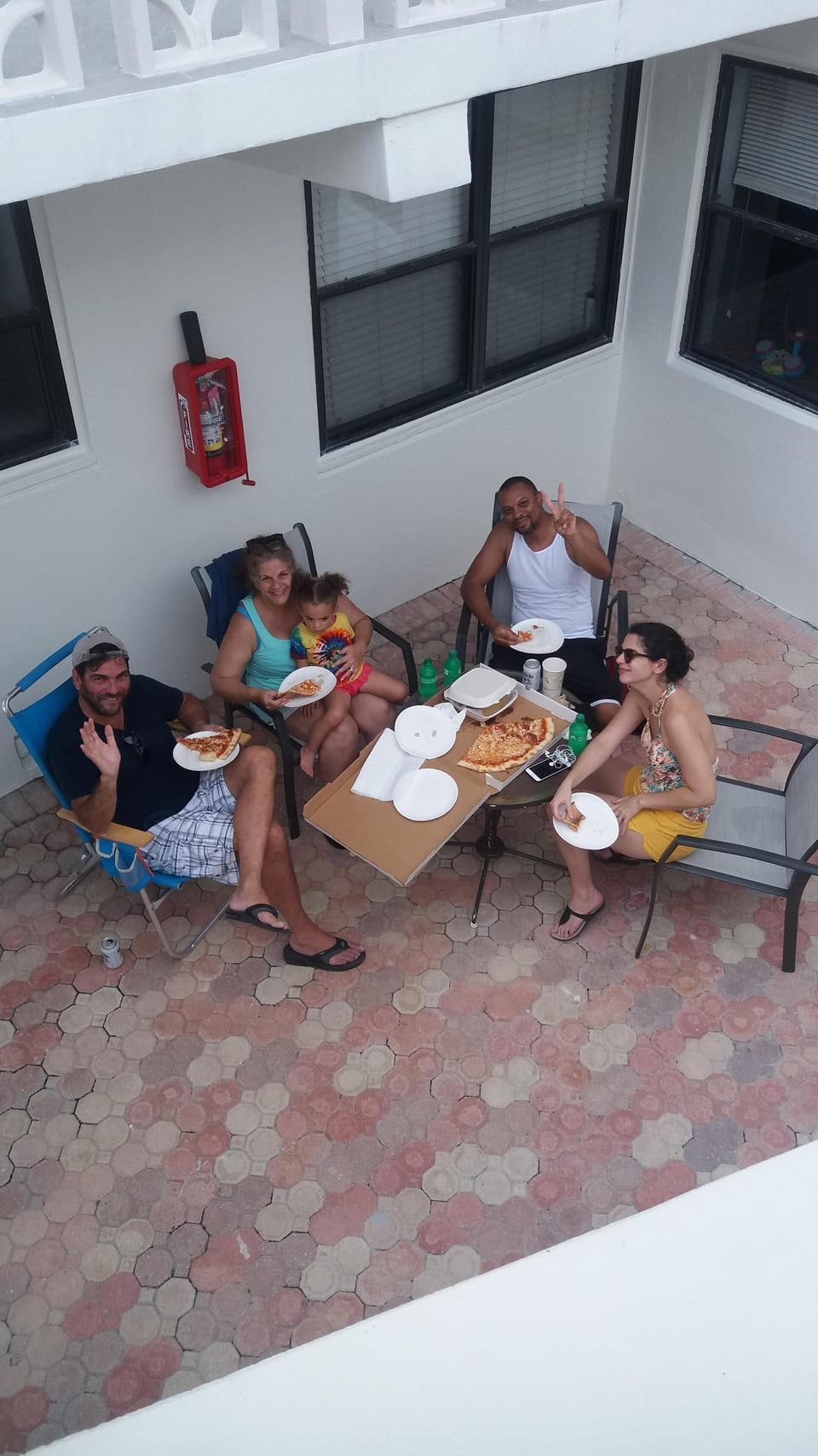 Common Shared courtyard seating

