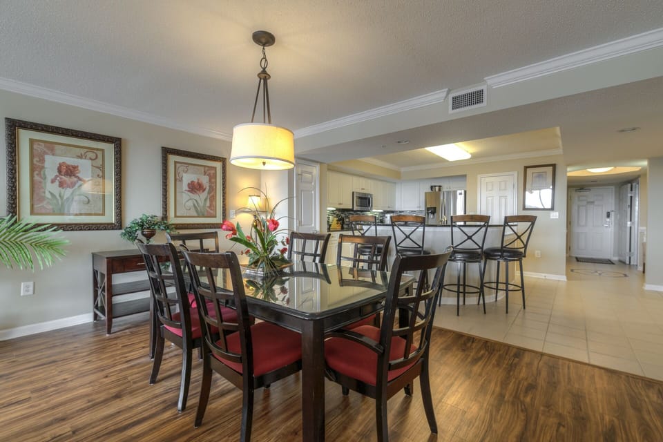Dining Room with New Flooring