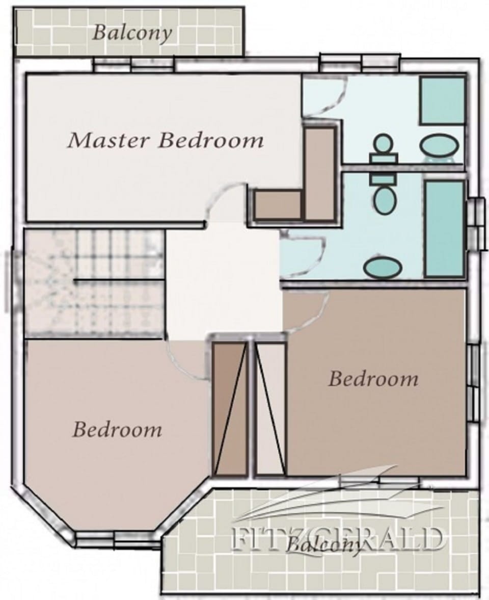Upstairs Floor Plan 