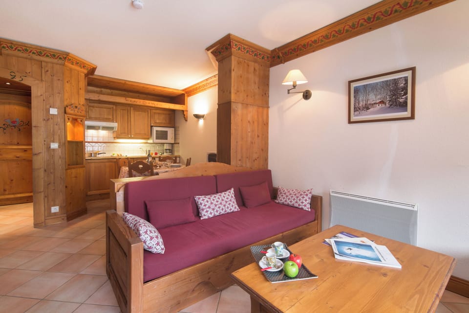 Open plan living area