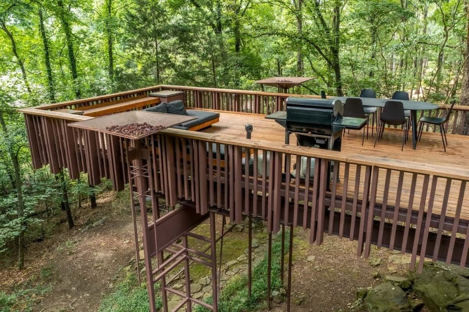 deck with grill