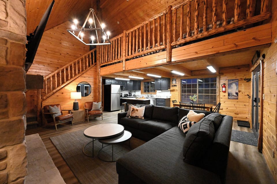 Living Room & Kitchen Area