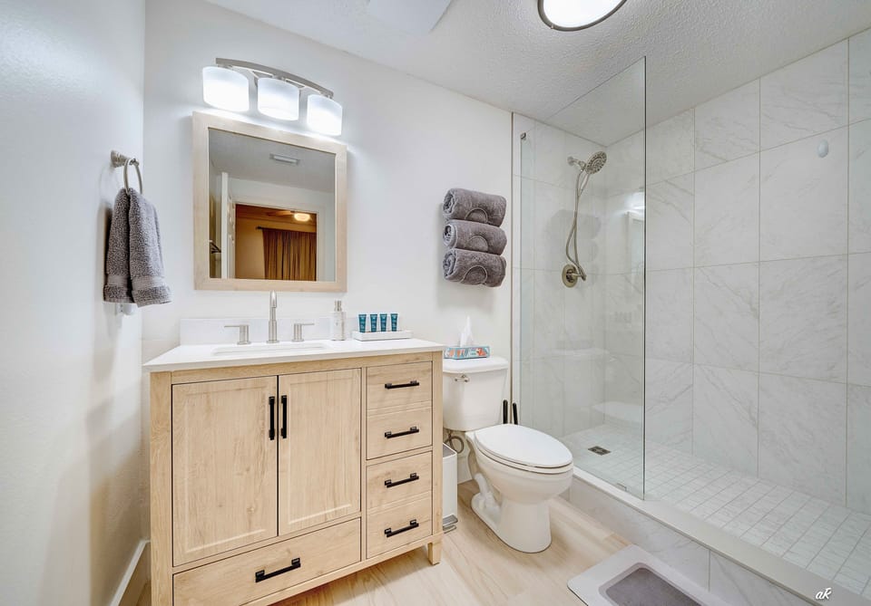 Updated shower bath