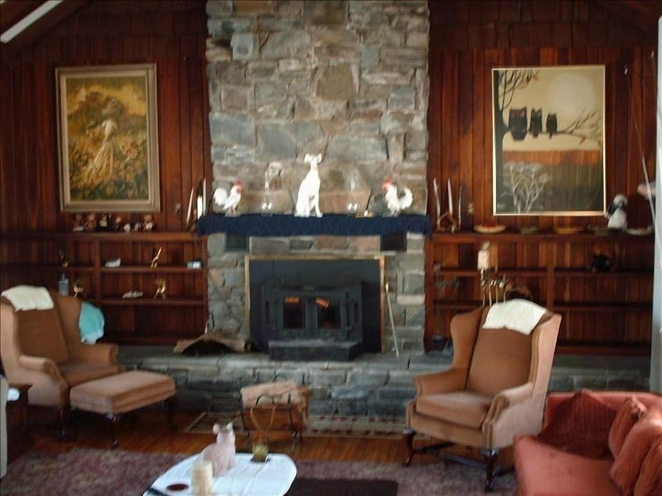 Grand Fireplace Room (with pull out queen sofa bed and Woodstove)