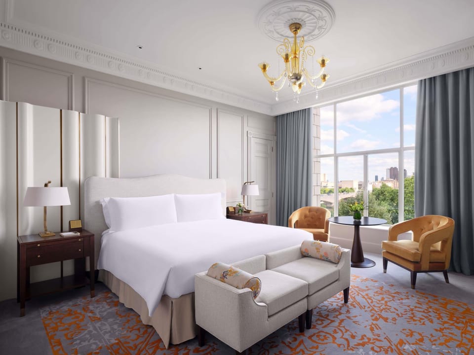 Junior Suite, River View | Premium bedding, down comforters, minibar, in-room safe