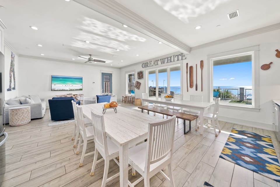 1st floor dining and living