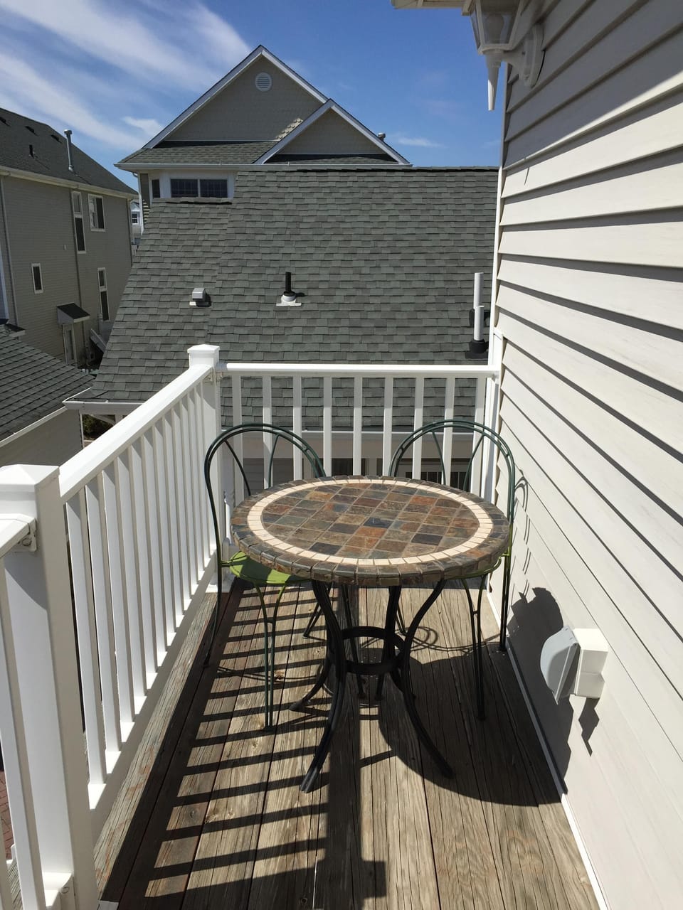 Private deck off of Primary Bedroom