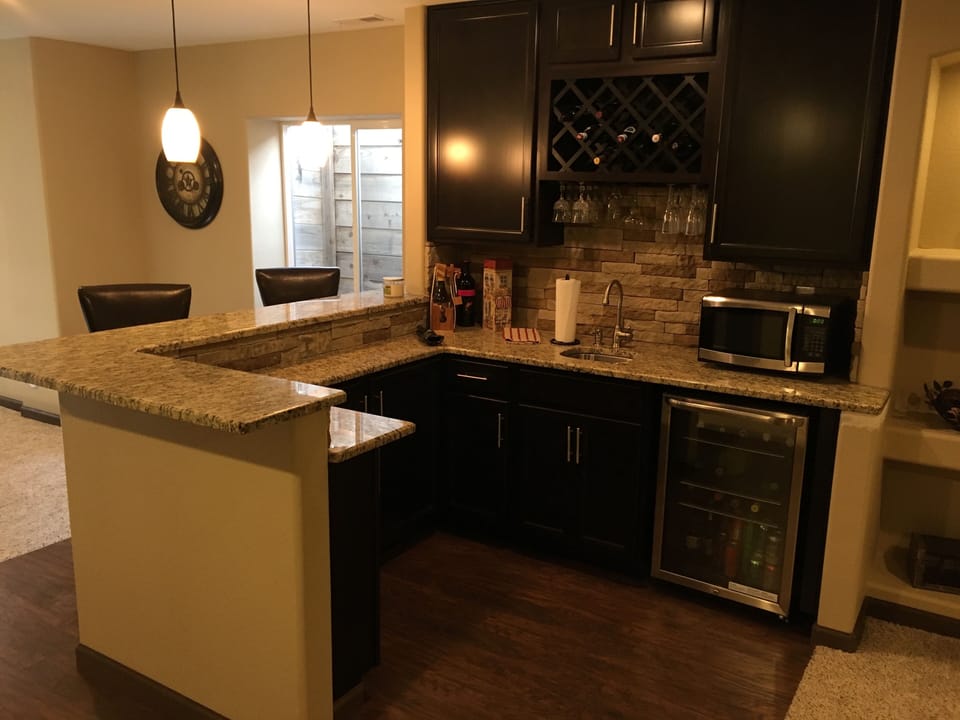 Basement mini-kitchen