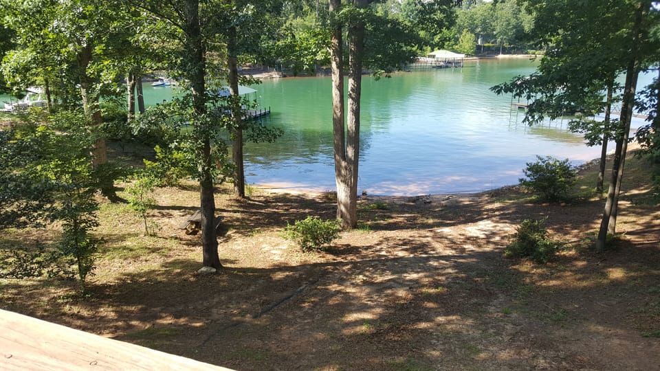 View of beach area off Covered Porch