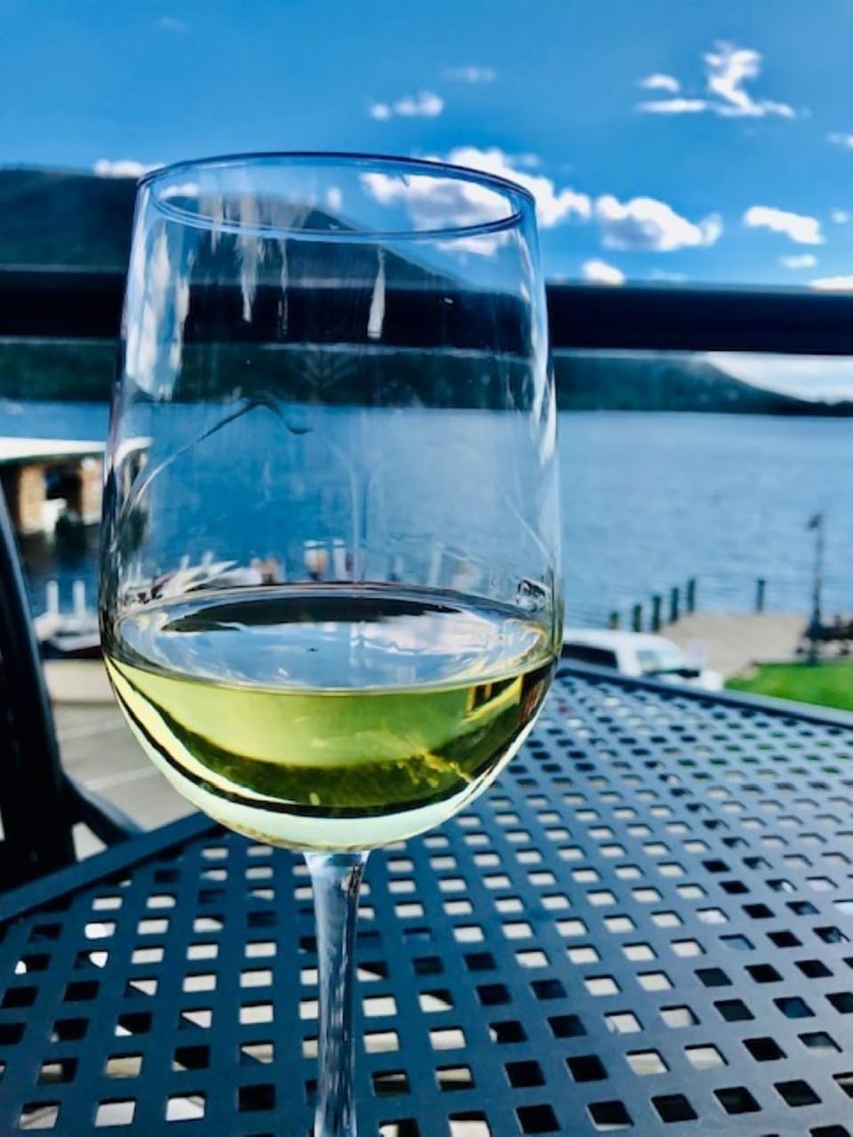 Walk to a lakeside restaurant for a cool beverage