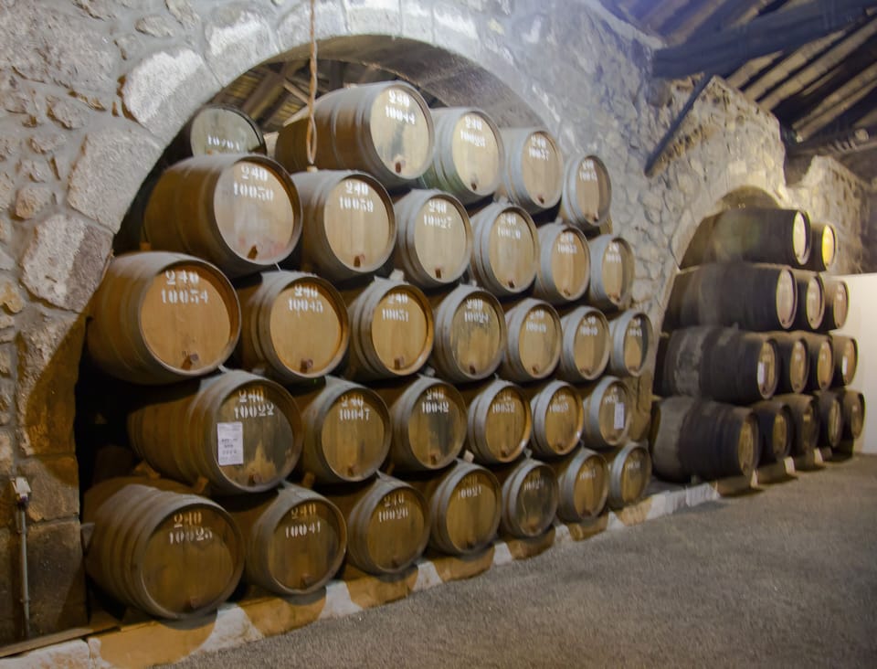 Port wine cellars at 500 meters
