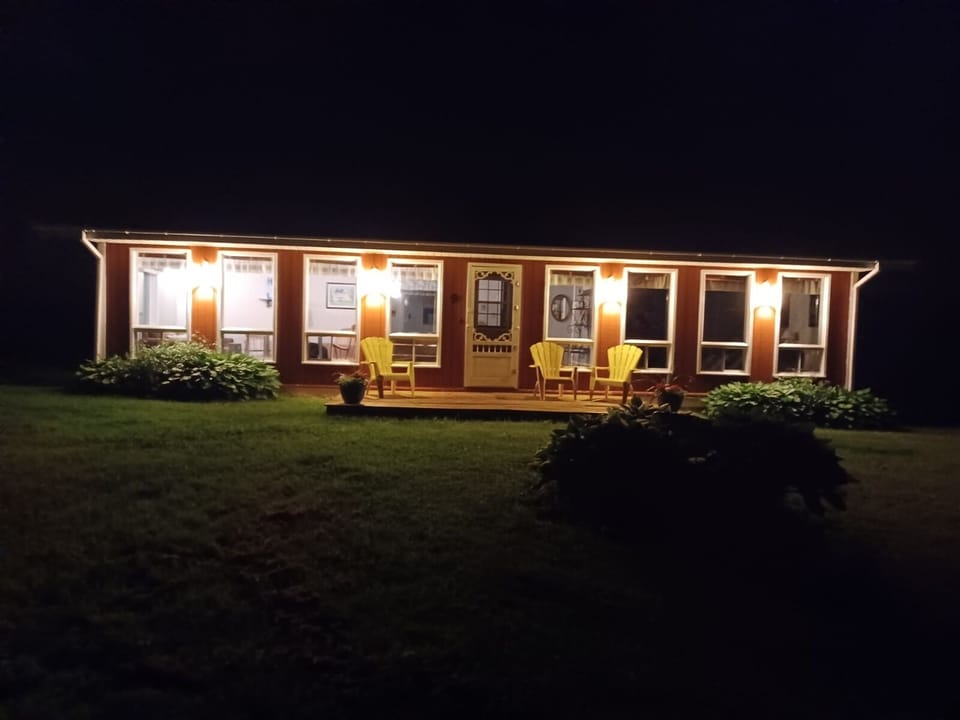 Night view of cottage