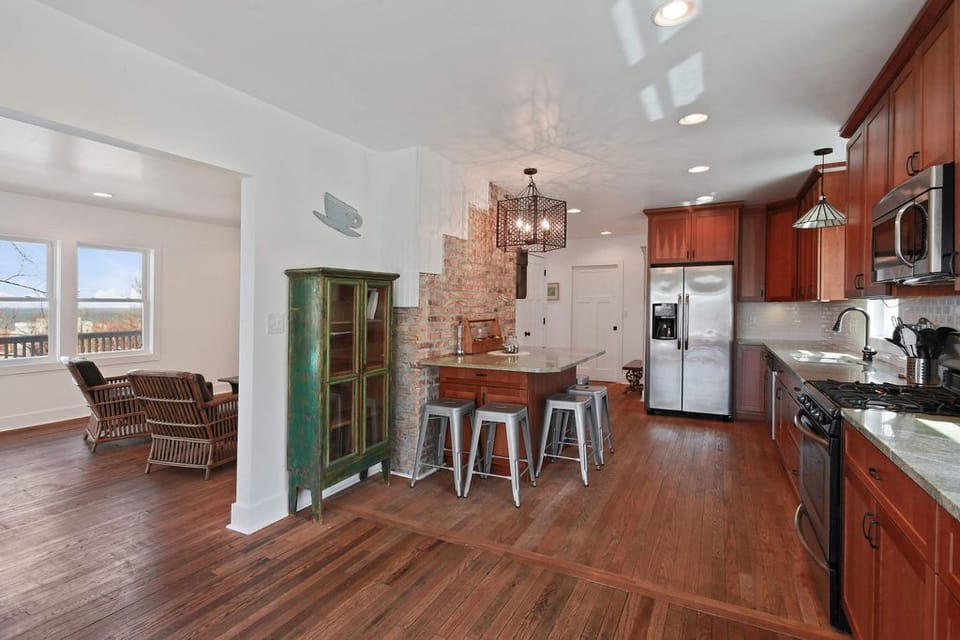 Kitchen/Living Area- all rooms are free flowing 