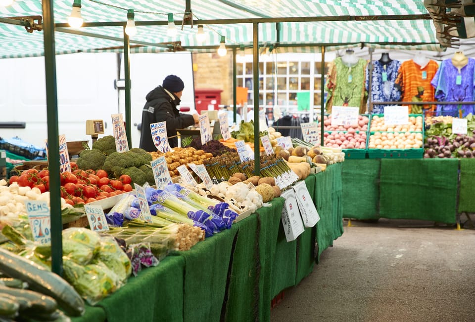 Nearby Moreton-in-Marsh's popular, weekly Tuesday market