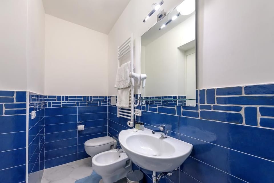 Deluxe Room | Bathroom | Shower, rainfall showerhead, hair dryer, bidet
