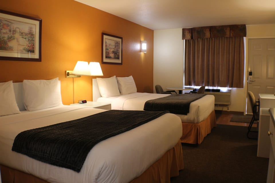 Basic Double Room, 2 Queen Beds | 1 bedroom, desk, blackout drapes, iron/ironing board (on request)