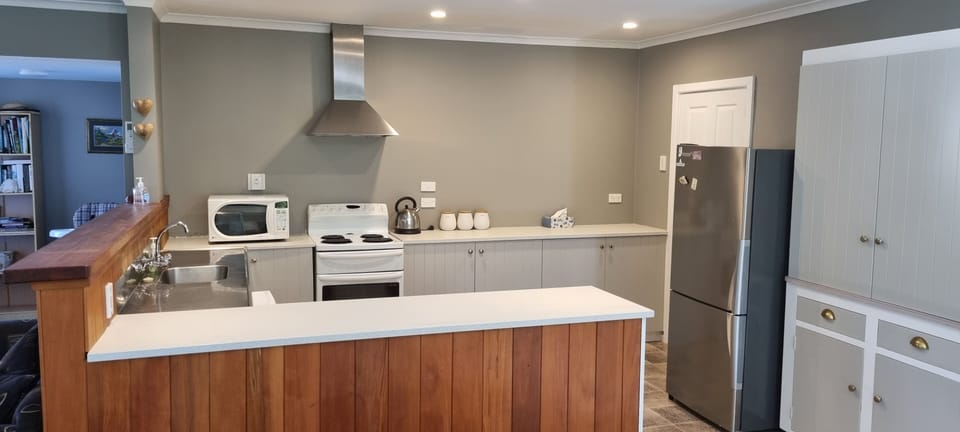 Kitchen and door to bedrooms