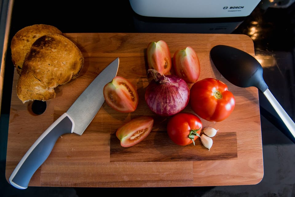 All you need in the Mediterranean to start cooking.