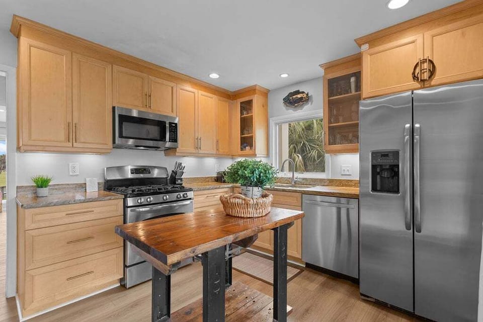 Stainless steel appliances