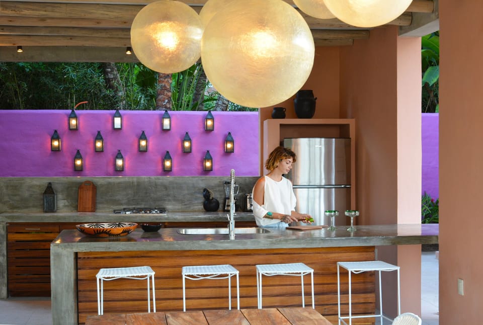 Kitchen and dining room