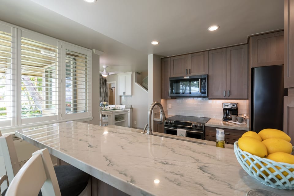 Fully Equipped Kitchen With New Appliances