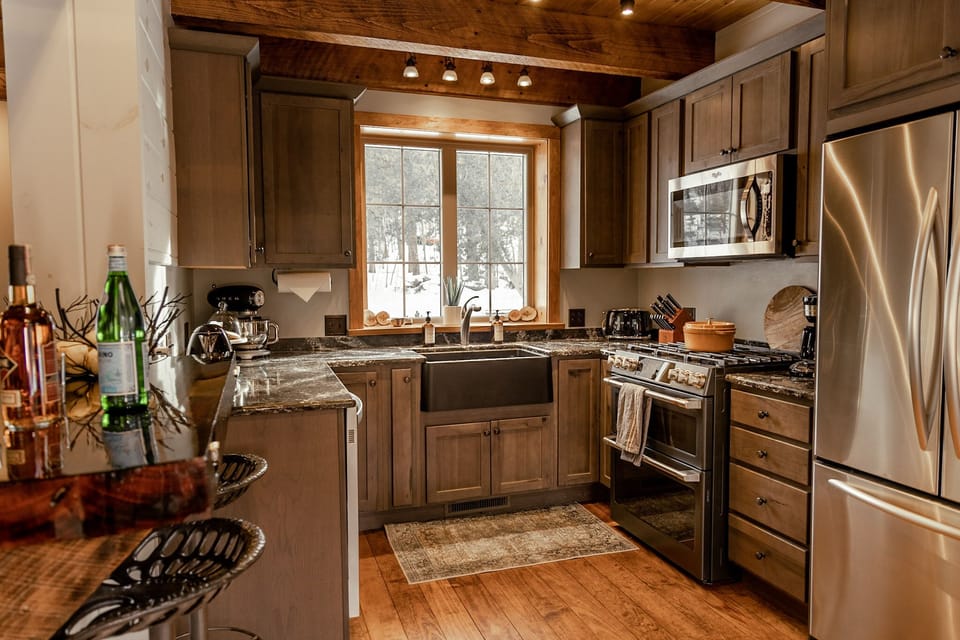 Farm  BLANCO Granite Composite Sink + CAFE double-oven