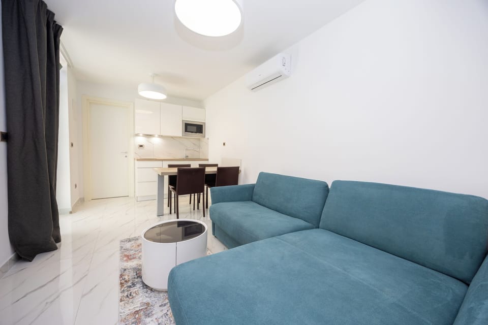 Classic Apartment | Living area | 55-inch flat-screen TV with satellite channels, TV
