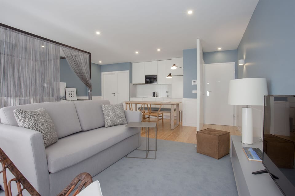 Luxury Studio, Balcony | Living area | Flat-screen TV