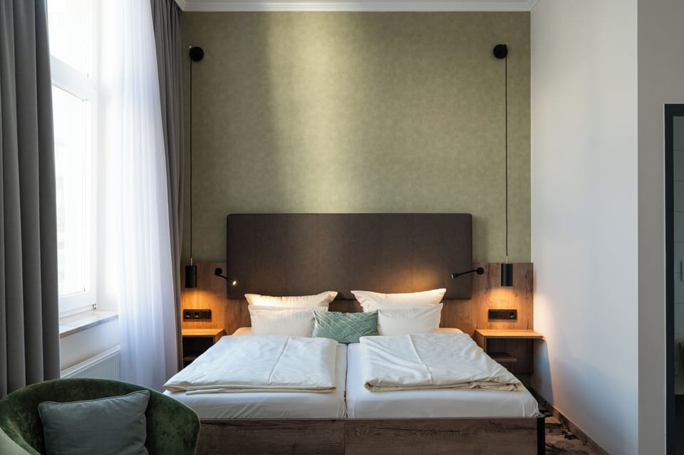 Comfort Double Room, Non Smoking | Hypo-allergenic bedding, blackout drapes, soundproofing, free WiFi