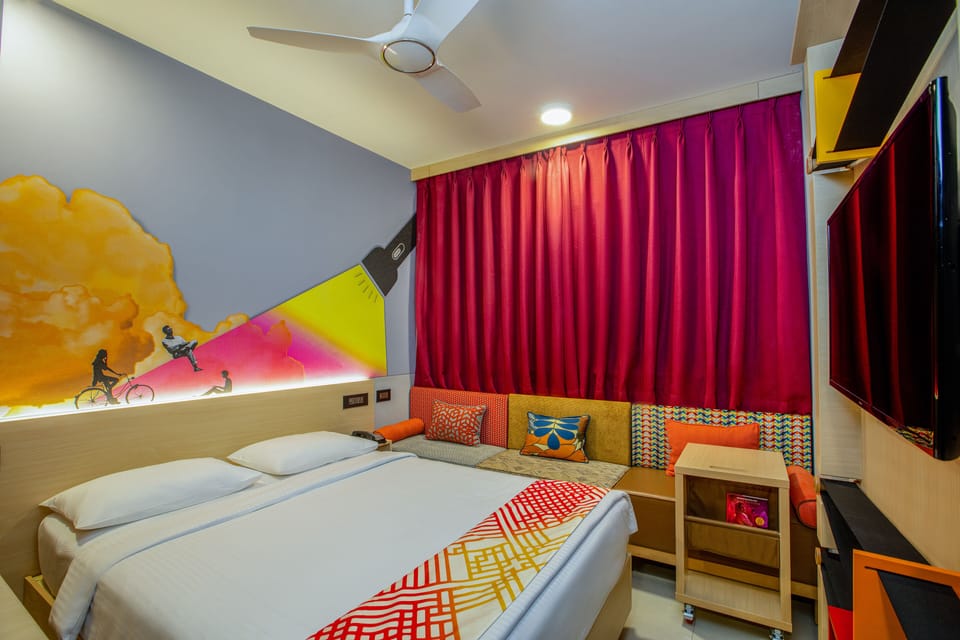 In-room safe, desk, laptop workspace, blackout drapes