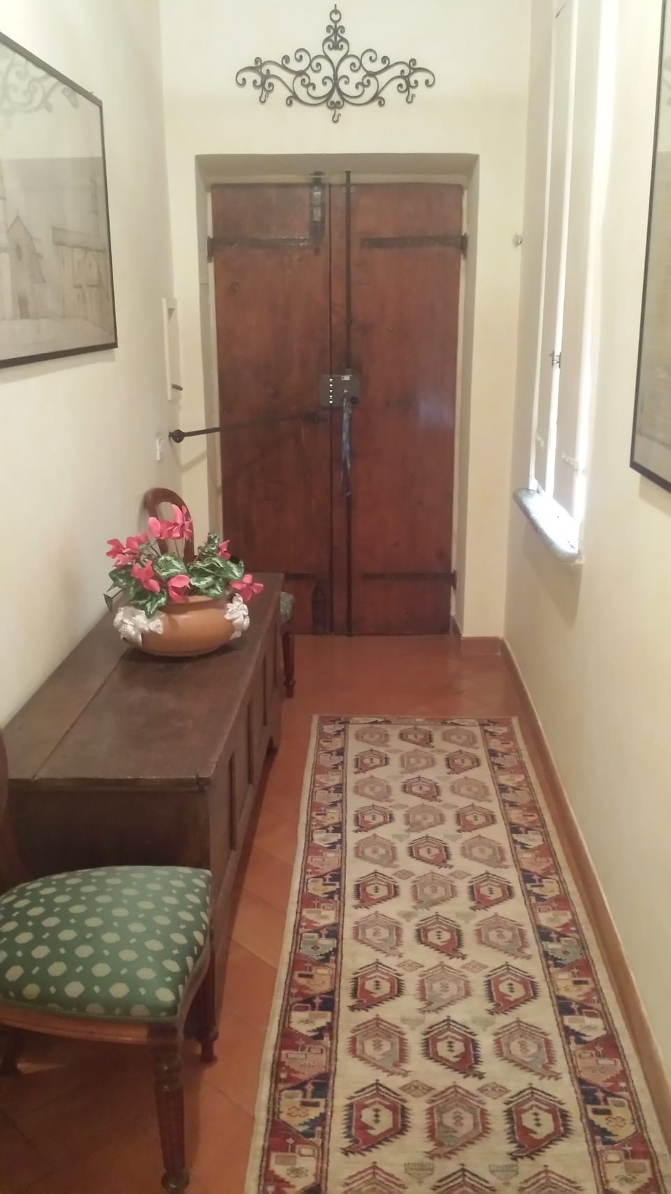 Interior entrance