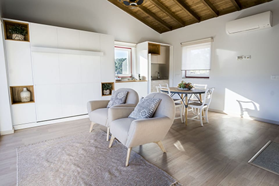 Apartment, 1 Bedroom (Ground Floor) | Private kitchen | Espresso maker, electric kettle