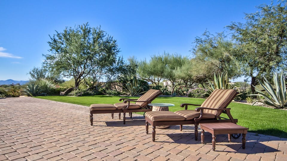 Pool deck area. 