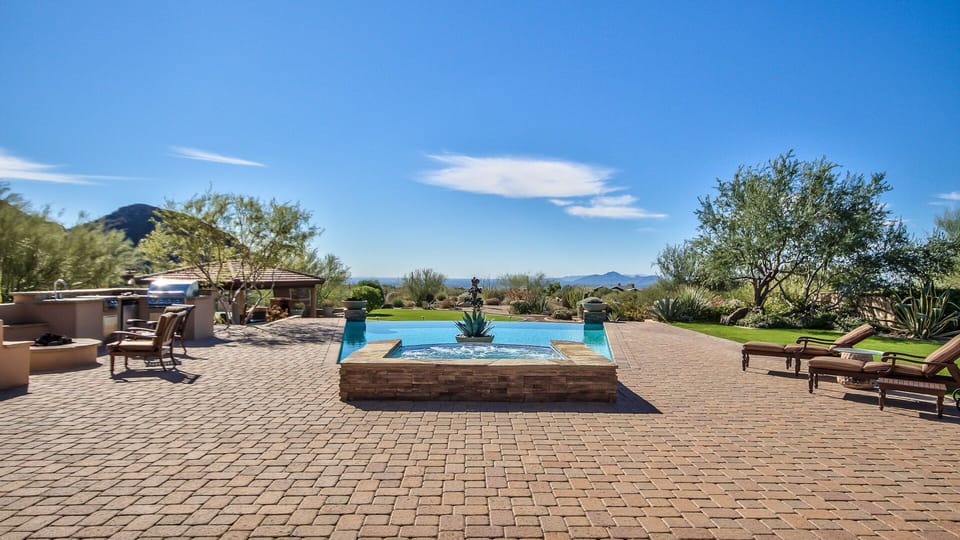 Pool deck area.