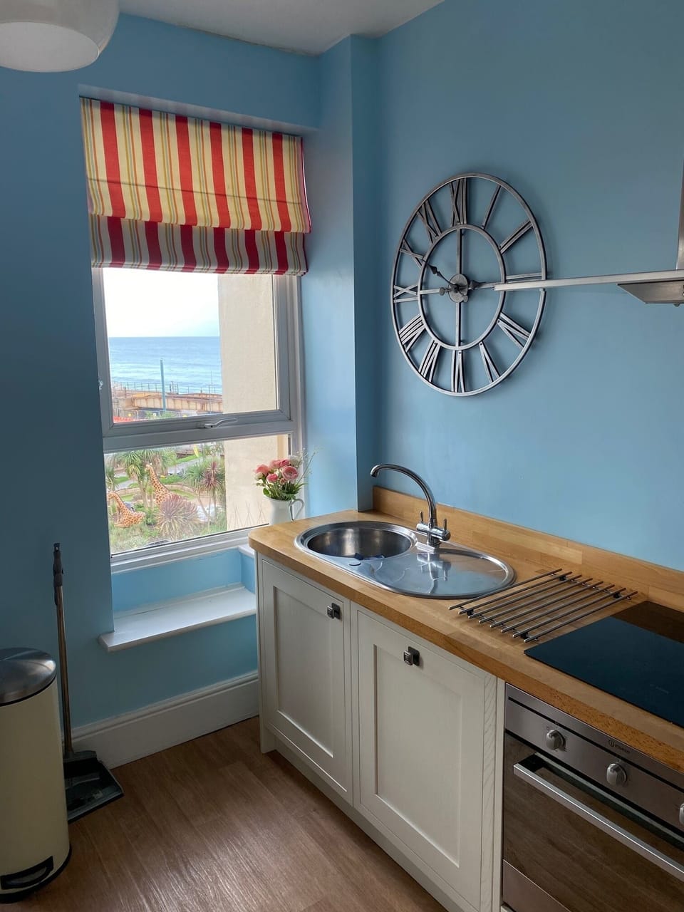 Kitchen Window Looking towards the sea