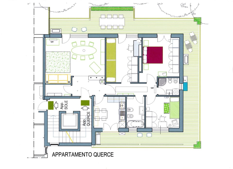 Plan of Apartment Querce