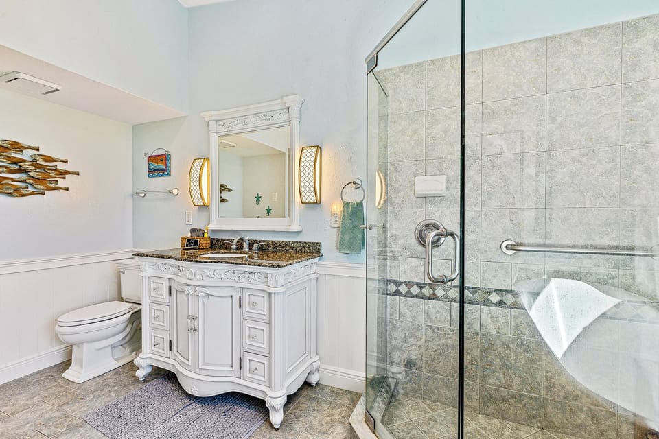 This is the guest bathroom