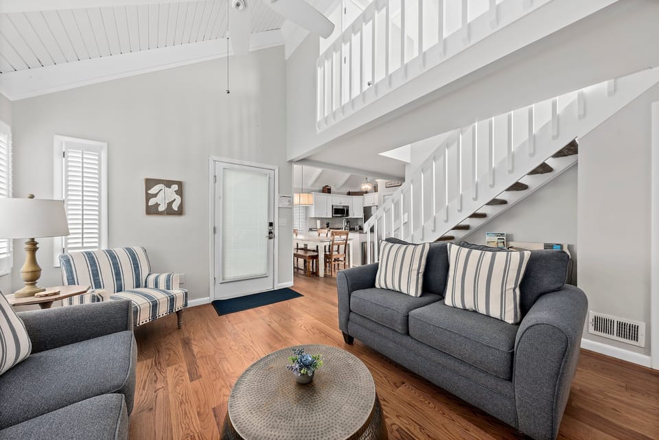 Enter this open floor plan