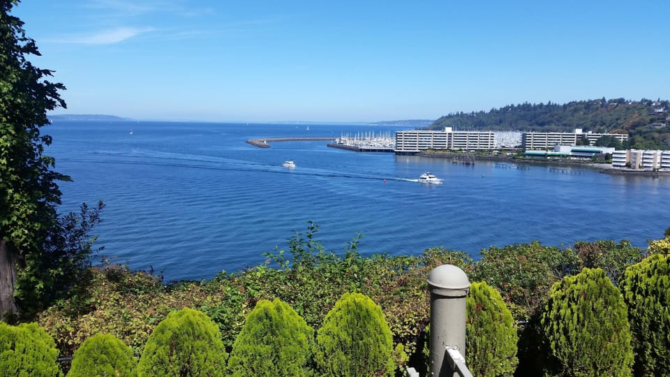 View of Shilshole marina from Daybreak Star on the North side